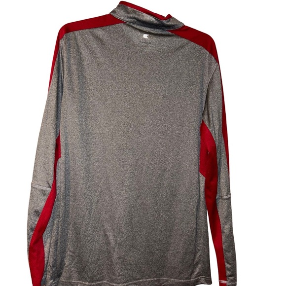 Iowa state cyclones gray pullover shirt size Large L 1/4 zip jacket - Picture 3 of 4